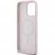 Чохол Karl Lagerfeld Silicone Karl &amp; Choupette Ring для iPhone 15 Pro Pink with MagSafe (KLHMP15LSCMKCRHP)