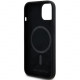 Чохол Karl Lagerfeld Silicone Karl &amp; Choupette Head для iPhone 15|14|13 Black with MagSafe (KLHMP15SSKCHPPLK)