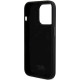 Чохол Karl Lagerfeld Silicone Ikonik Metal Pin для iPhone 15|14|13 Black (KLHCP15SSMHKNPK)