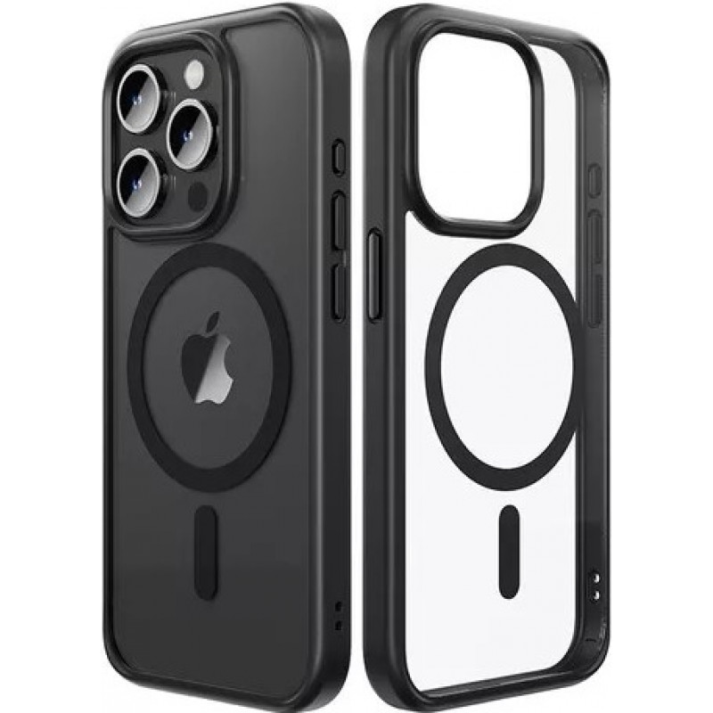 Чохол Rock для iPhone 16 Pro Max Guard Clear with Magnetic Black
