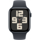 Смарт-годинник Apple Watch SE 2024 GPS 40mm Midnight Aluminium Case with Midnight Sport Band - M/L (MXE93QH/A)