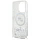 Чохол Karl Lagerfeld Liquid Glitter Karl &amp; Choupette Head для iPhone 16 Pro Transparent with MagSafe (KLHMP16LLGKCSGH)