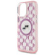 Чехол Karl Lagerfeld IML Monogram Karl & Choupette Head для iPhone 16 Pro Max Pink with MagSafe (KLHMP16XHMCKMHP)