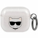 Чохол Karl Lagerfeld Glitter Choupette для AirPods 3 Silver (KLA3UCHGS)