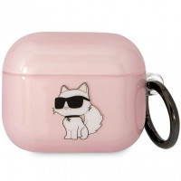 Чехол Karl Lagerfeld Ikonik Choupette для AirPods Pro 2 Pink (KLAP2HNCHTCP)