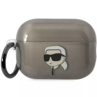 Чохол Karl Lagerfeld Ikonik Karl Lagerfeld для AirPods Pro 2 Black (KLAP2HNIKTCK)