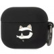 Чохол Karl Lagerfeld Silicone Choupette Head 3D для AirPods Pro 2 Black (KLAP2RUNCHK)