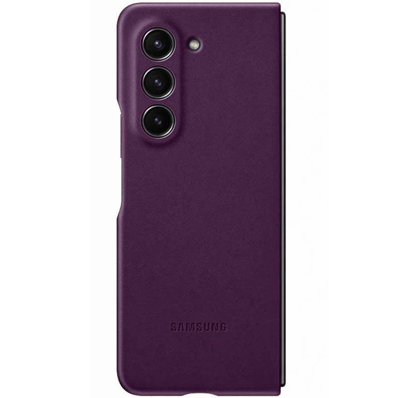 Чохол Leather Case для Samsung Fold 5 Purple (AAA)