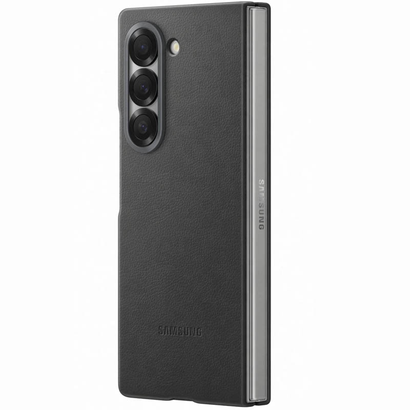 Чехол Leather Case для Samsung Fold 6 Gray (AAA)