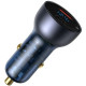 Автомобільний зарядний пристрій Baseus Particular Digital Displey USB+Type-c 65W