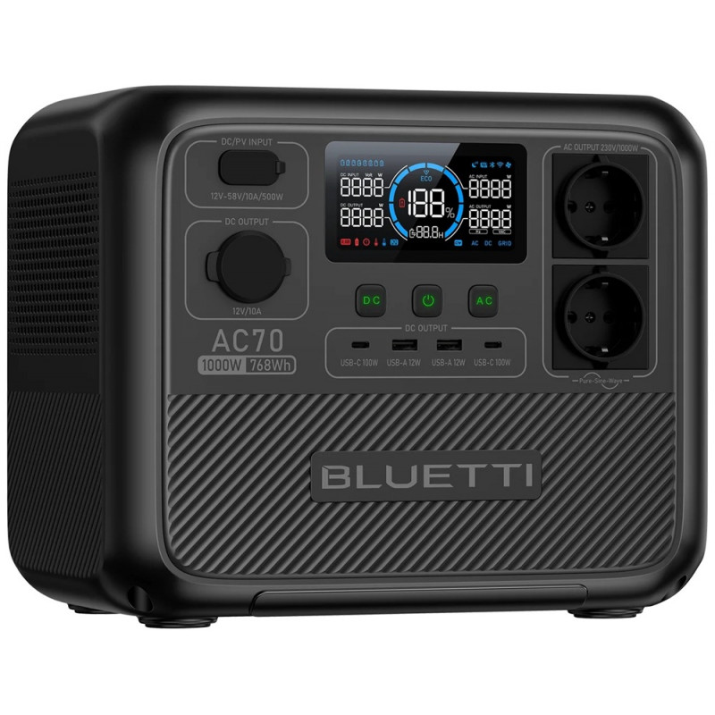 Зарядная станция Bluetti AC70 1000W 768wh