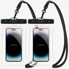 Водонепроницаемый чехол Spigen A610 Universal Waterproof (2 pack) Crystal Clear (AMP04528)