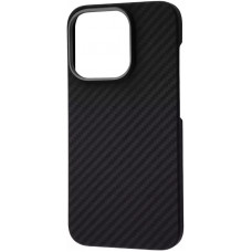 Чехол Carbon Kevlar MagSafe для iPhone 14 Pro Max Black