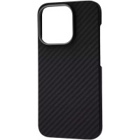 Чехол Carbon Kevlar MagSafe для iPhone 16 Pro Max Black