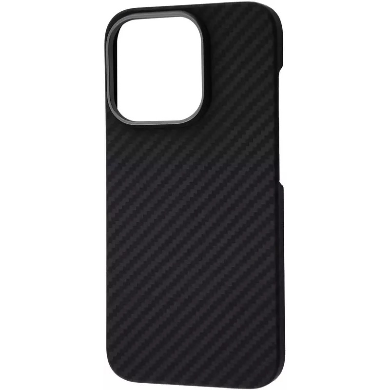 Чехол Carbon Kevlar MagSafe для iPhone 16 Pro Max Black